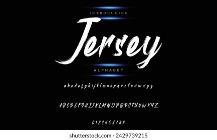 Best Alphabet Painting Paint Brush Beauty Script Logotype Font lettering handwritten