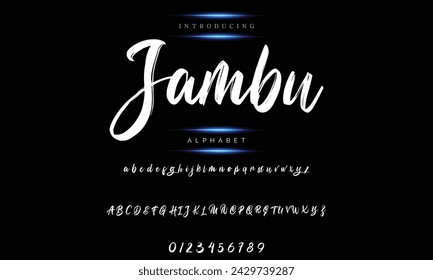Best Alphabet Painting Paint Brush Beauty Script Logotype Font lettering handwritten