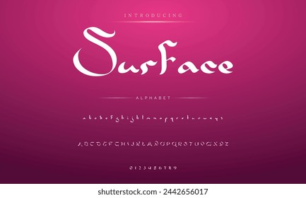 Best Alphabet Painting Paint Brush Beauty Script Logotype Font lettering handwritten