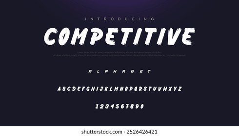 Best Alphabet Painting Paint Brush Beauty Script Logotype Font lettering handwritten
