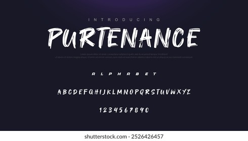 Best Alphabet Painting Paint Brush Beauty Script Logotype Font lettering handwritten