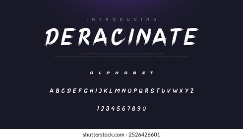 Best Alphabet Painting Paint Brush Beauty Script Logotype Font lettering handwritten