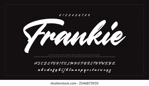 Best Alphabet Painting Paint Brush Beauty Script Logotype Font lettering handwritten
