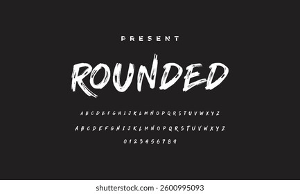 Best Alphabet Painting Paint Brush Beauty Script Logotype Font lettering handwritten