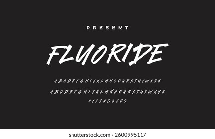 Best Alphabet Painting Paint Brush Beauty Script Logotype Font lettering handwritten