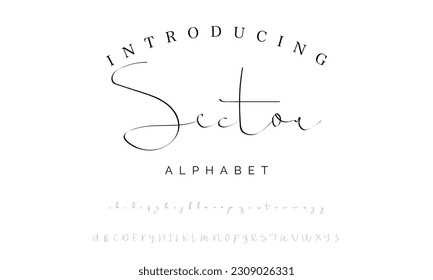 Best Alphabet Sector Amazing Script Signature Logotype Font lettering handwritten