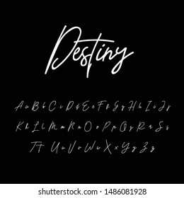 Best Alphabet Signature Font Lettering Handwritten