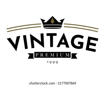 El mejor logotipo antiguo, sencillo y elegante