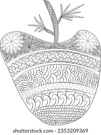 Best Apple Coloring Pages for kids and Adult