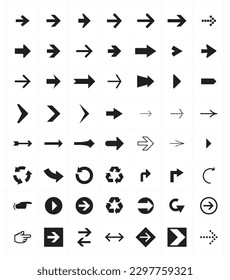 best arrows symbol signs Icon Bundle Pack