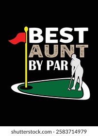 Best Aunt By Par Golf Lover File