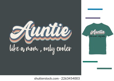 Best auntie ever t shirt design