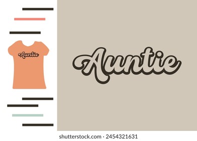 Best auntie t shirt design