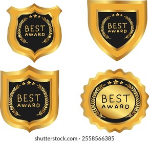 best award medal best award best award badge Vector illustration. Good for banner, poster, greeting card, party card, invitation, template, advertising, campaign, and social media.