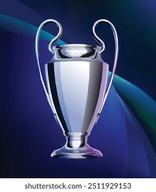 best award win victory top match final prize event first number one modern game award goal glass icon vector united cup trophy league logo symbol famous blue play city real team ac inter
