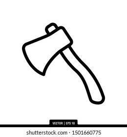 The best Axe icon vector, illustration logo template in trendy style. Suitable for many purposes.
