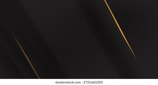 Melhor fundo com tons de cinza escuro e dourado. Linhas diagonais cruzam um fundo texturizado criando uma sensação moderna e sofisticada. A textura das linhas douradas