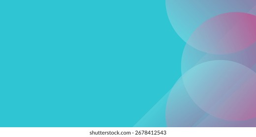 Best background features overlapping colorful shapes. Vibrant blue, pink, turquoise create modern design. texture