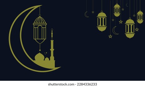 Best background for Ramadan promotion. Abstract decoration for Ramadan festival in Islam vector illustration background
