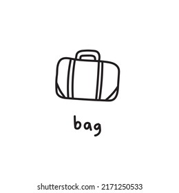 Mejor diseño de icono de mochila, Colección de ilustraciones vectoriales de alta calidad en estilo de línea de moda en negro, Adecuado para muchos fines