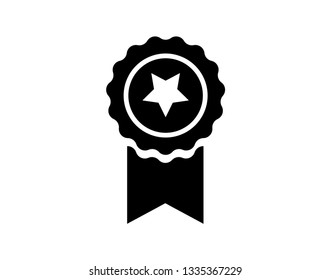 Best Badge Icon in trendy flat style isolated on white background. Award symbol for your web site design, logo, app, UI. Vector illustration, EPS10. - Vector 