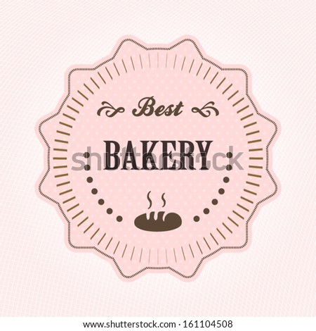 Best Bakery Vintage Badge Wallpaper Stock Vector Royalty Free