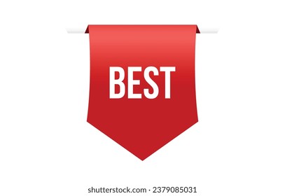 best banner design. best icon. Flat style vector illustration.