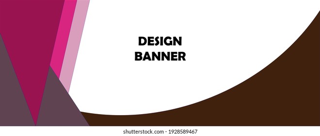best banner design vector. brown, pink. Suitable for thumbnails, wallpapers, decoration, websites, editing