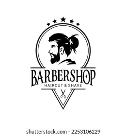 Best Barber Shop Logo Vector Template