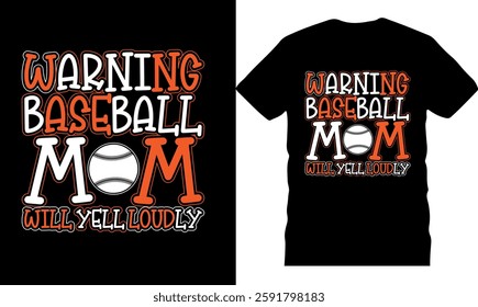 Best Baseball Typography T Shirt  Design 