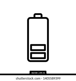 The best battery icon vector, illustration logo template in trendy style. Can be used for many purposes.

