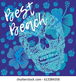 Best Beach graphic design vector art