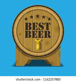 Best beer premium quality vector flat design.