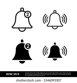 The best Bell icons vector collection, illustration logo template in trendy style. Suitable for many purposes.
