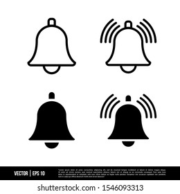 The best Bell icons vector collection, illustration logo template in trendy style. Suitable for many purposes.

