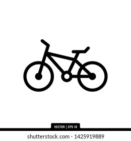 The best bicycle icon vector, illustration logo template in trendy style. Can be used for many purposes.
