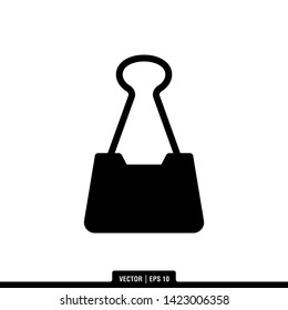 The best binder clip icon vector, illustration logo template in trendy style. Can be used for many purposes.
