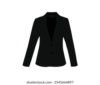 Lo mejor del blazer negro para las mujeres Vector moderno y elegante de la chaqueta de las señoras, arte por la Descarga libre de EPS