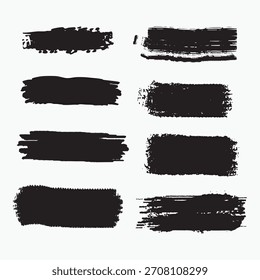 Best black brush vector art illustration.