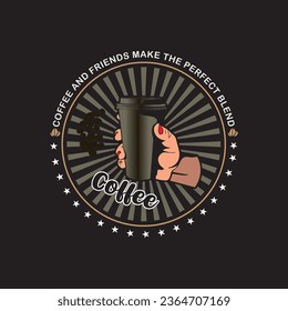 BEST BLACK COFFEE T SHIRT DESIGN