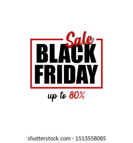 Best black friday super sale design template. Black friday flat banner, poster, badge, sticker, web, cover, flyer advertising illustration. Hot price discount concept for business and promotion.