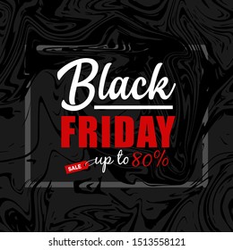 Best black friday super sale design template. Black friday flat banner, poster, badge, sticker, web, cover, flyer advertising illustration. Hot price discount concept for business and promotion.