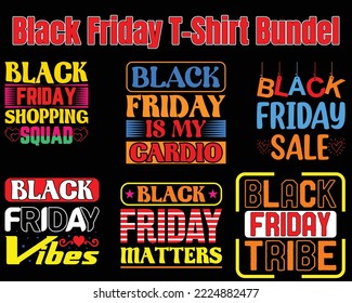 The Best Black Friday T-Shirt Design Bundel.