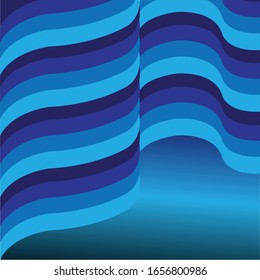 Best Blue Abstract Background Vector.