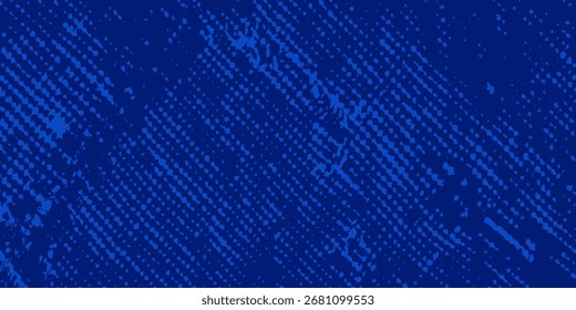 Mejor patrón de color azul gradiente grunge textura de fondo. Punto pop art comics estilo deportivo Ilustración vectorial fondo Abstractas textura azul oscuro