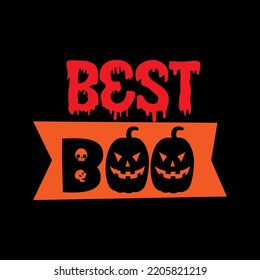 Best boo typography lettering for t shirt and art