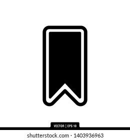 The best bookmark icon vector, illustration logo template in trendy style. Can be used for many purposes.
