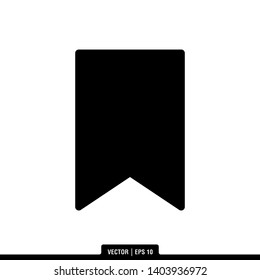 The best bookmark icon vector, illustration logo template in trendy style. Can be used for many purposes.
