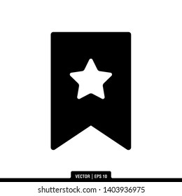 The best bookmark icon vector, illustration logo template in trendy style. Can be used for many purposes.
