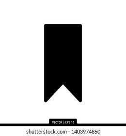 The best bookmark icon vector, illustration logo template in trendy style. Can be used for many purposes.
